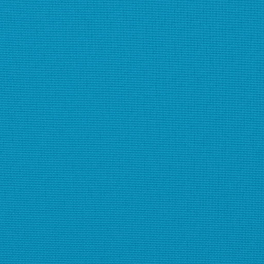vidaXL Coussins de palette lot de 3 bleu tissu
