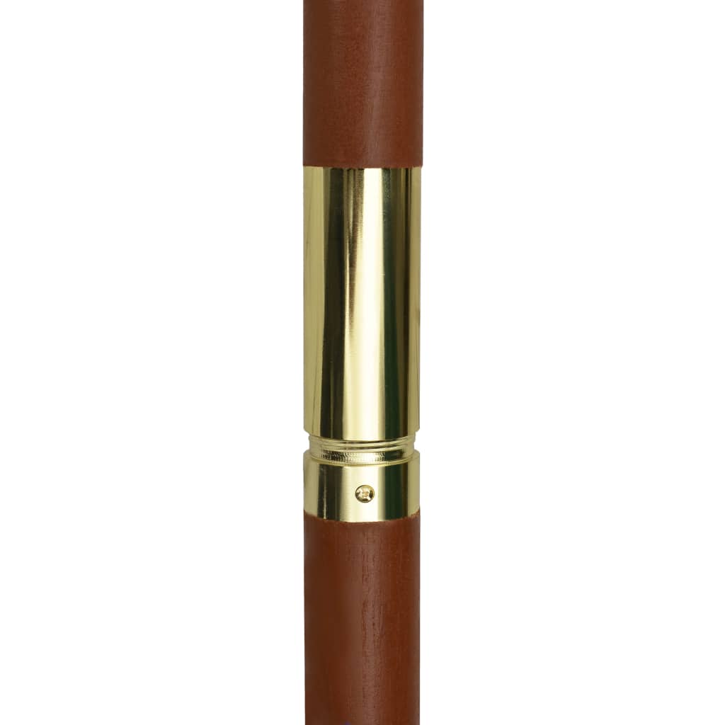 vidaXL Parasol avec poteau en bois 200 x 300 cm Blanc crème