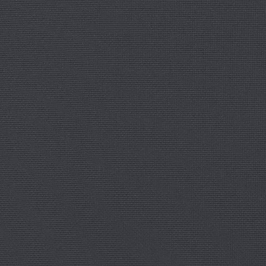 vidaXL Coussin de banc de jardin noir 180x50x7 cm tissu oxford