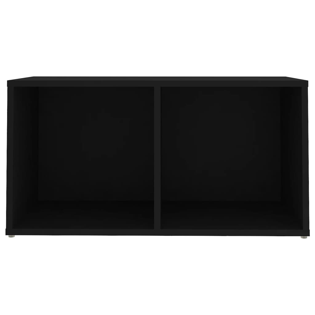 vidaXL Meuble TV Noir 72x35x36,5 cm Aggloméré