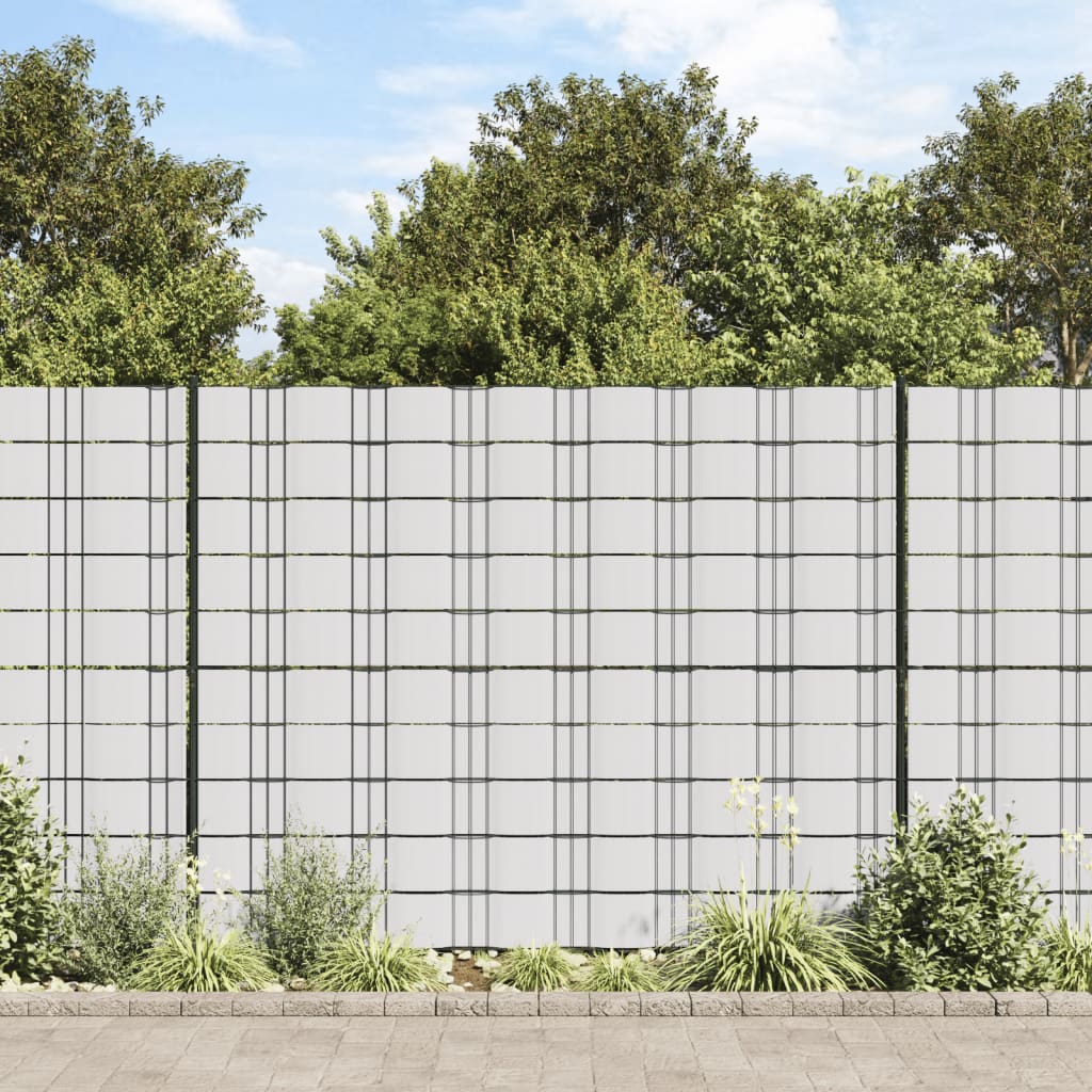 vidaXL Écran d'intimité de jardin PVC 70x0,19 m Blanc