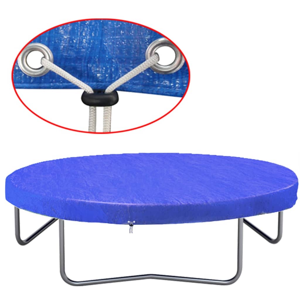 vidaXL Housse de trampoline PE 450-457 cm 90 g/m²