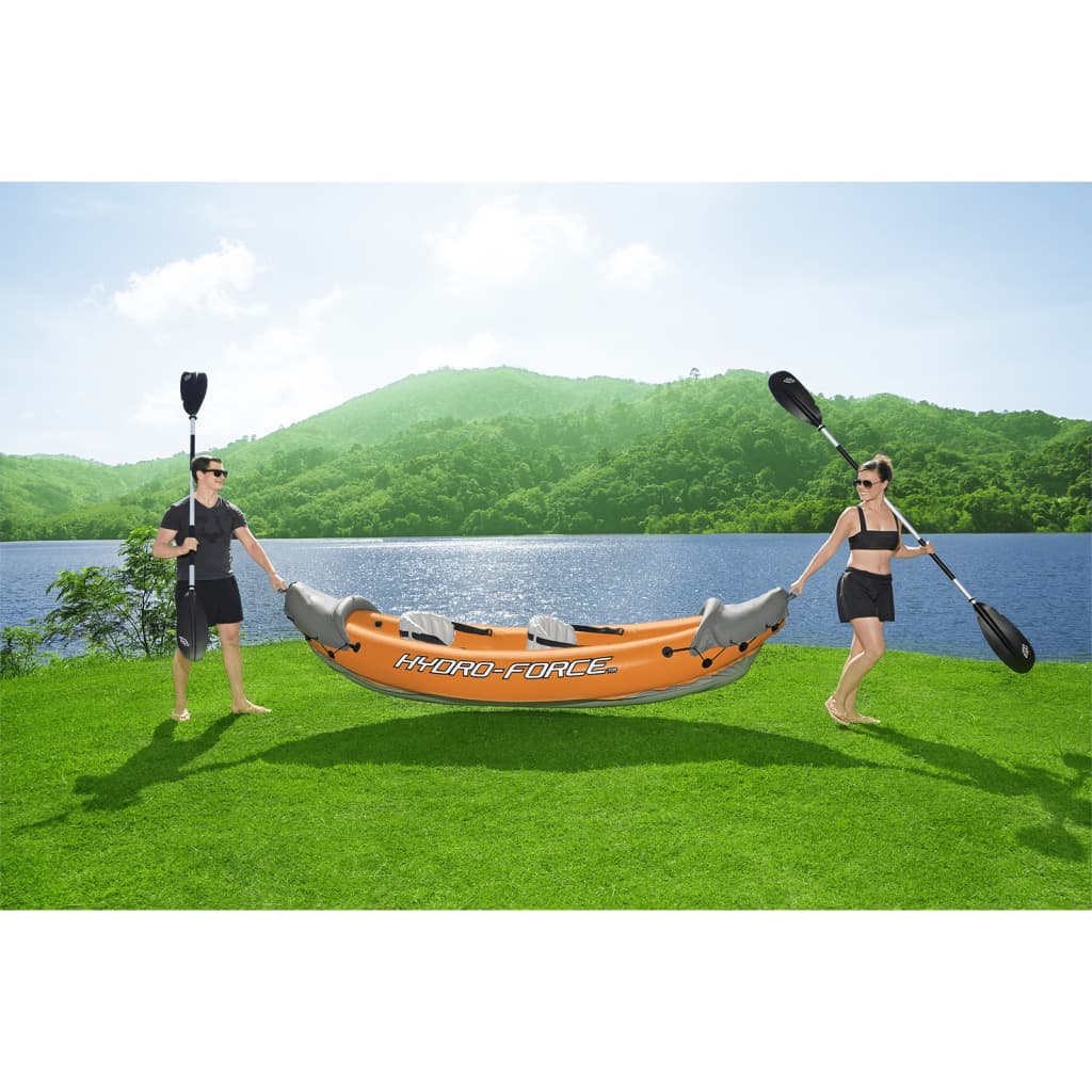 Bestway Ensemble de kayak gonflable Hydro-Force Rapid 2 personnes
