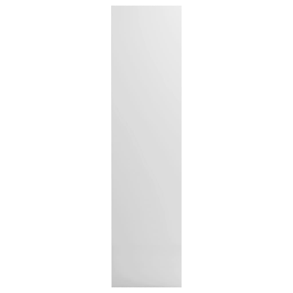 vidaXL Garde-robe Blanc brillant 50x50x200 cm Bois d’ingénierie