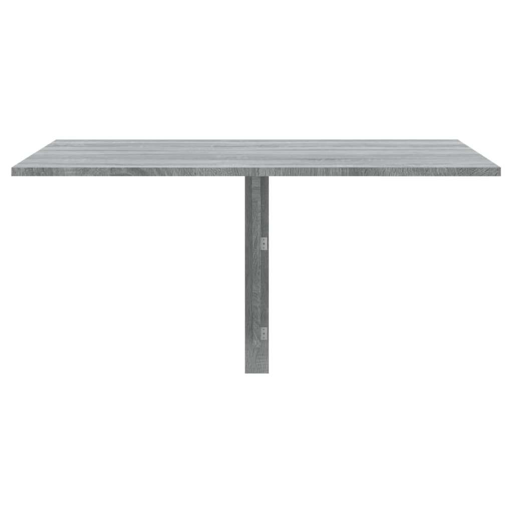 vidaXL Table murale pliable Sonoma gris 100x60x56 cm Bois d'ingénierie