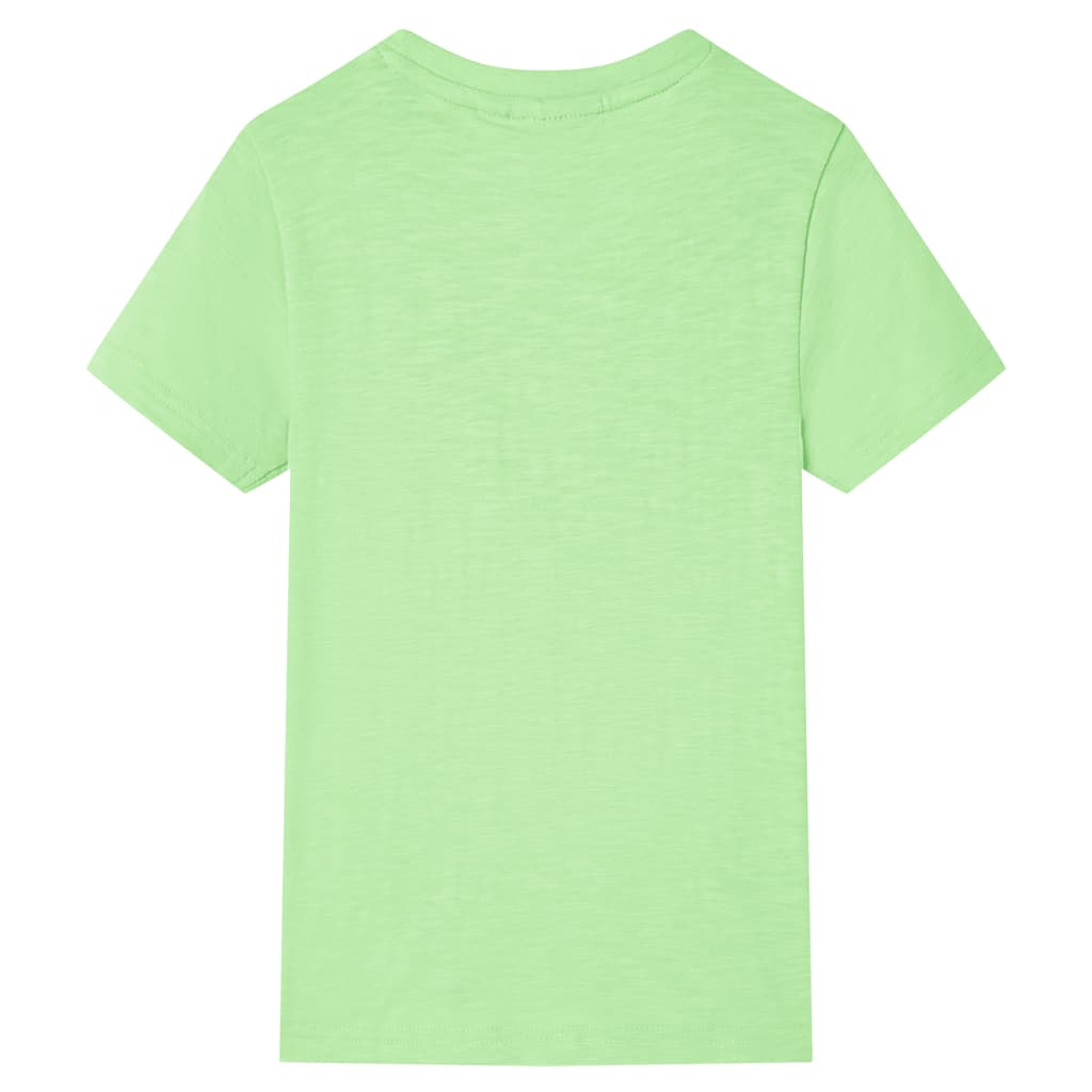 T-shirt pour enfants vert fluo 92