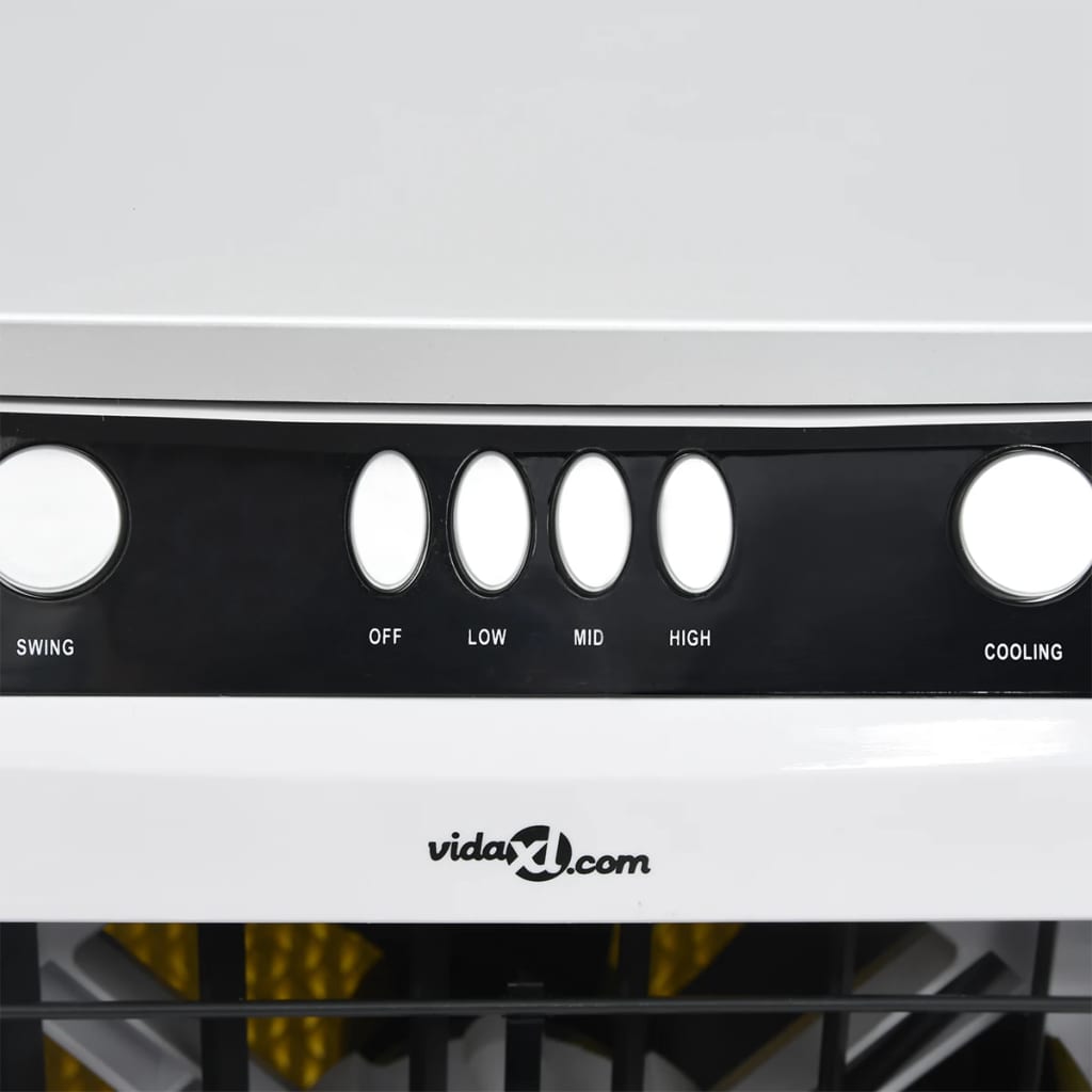 vidaXL Refroidisseur d’air mobile 3en1 Blanc et noir 73x38x30,5cm 80 W