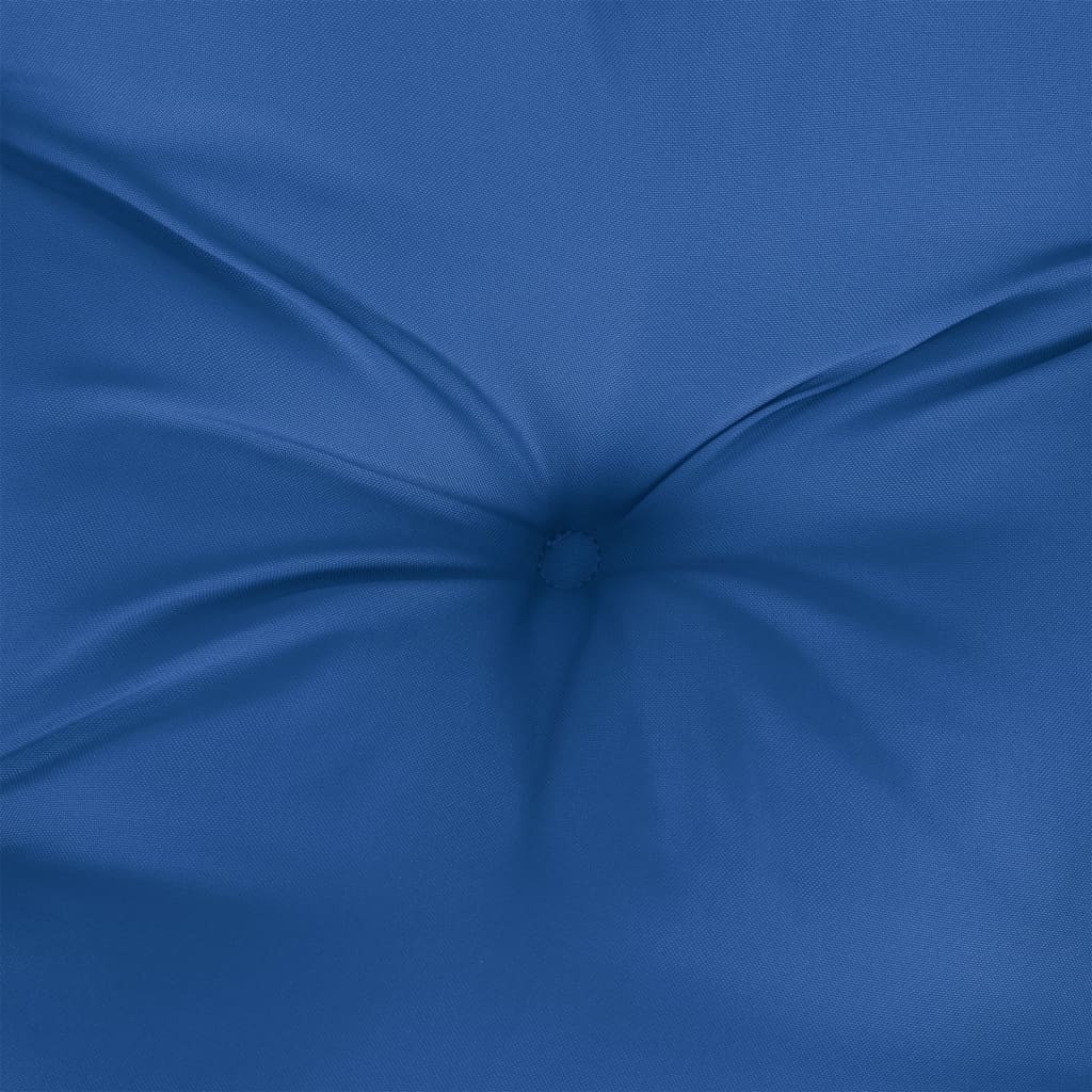 vidaXL Coussins de palette 7 pcs bleu royal tissu