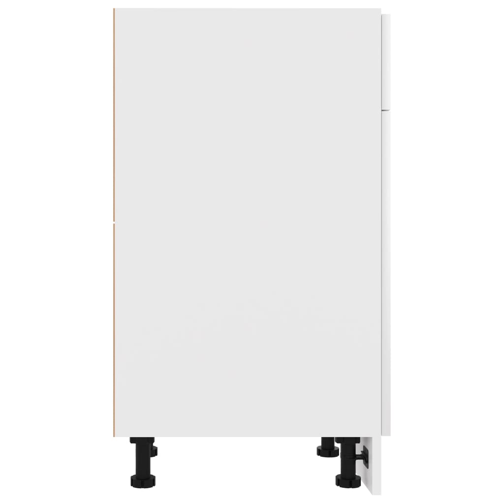 vidaXL Armoire de plancher à tiroir Blanc 40x46x81,5 cm Aggloméré
