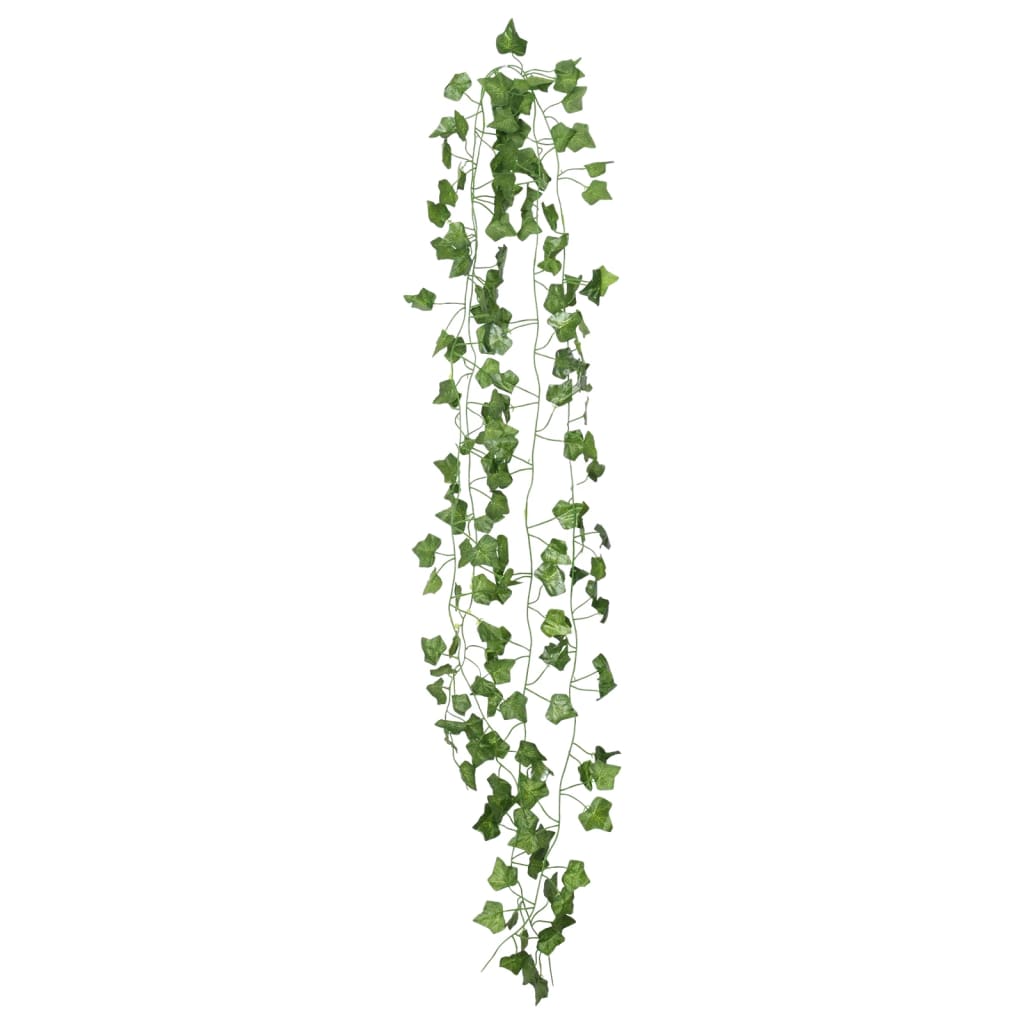 vidaXL Guirlandes de lierre artificielle 12 pcs vert 200 cm