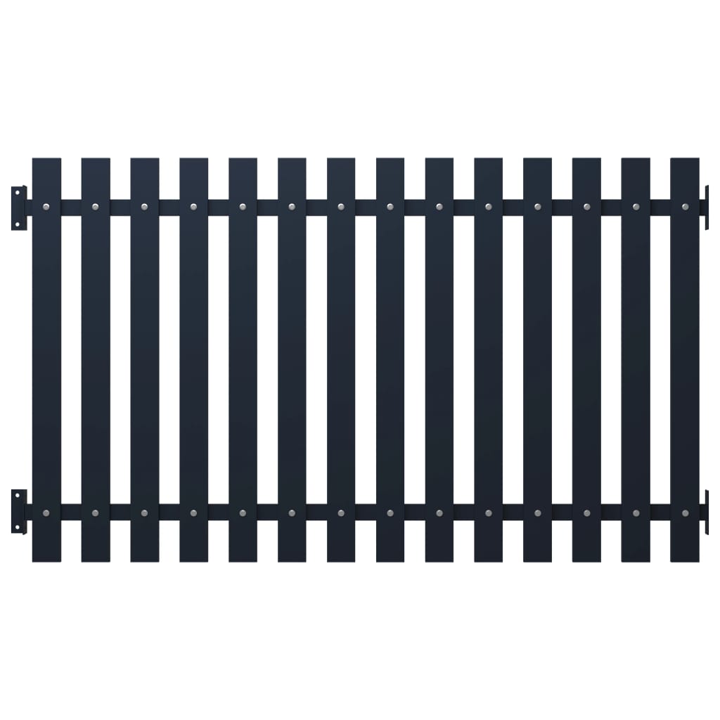 vidaXL Panneau clôture Anthracite 170,5x150 cm Acier enduit de poudre