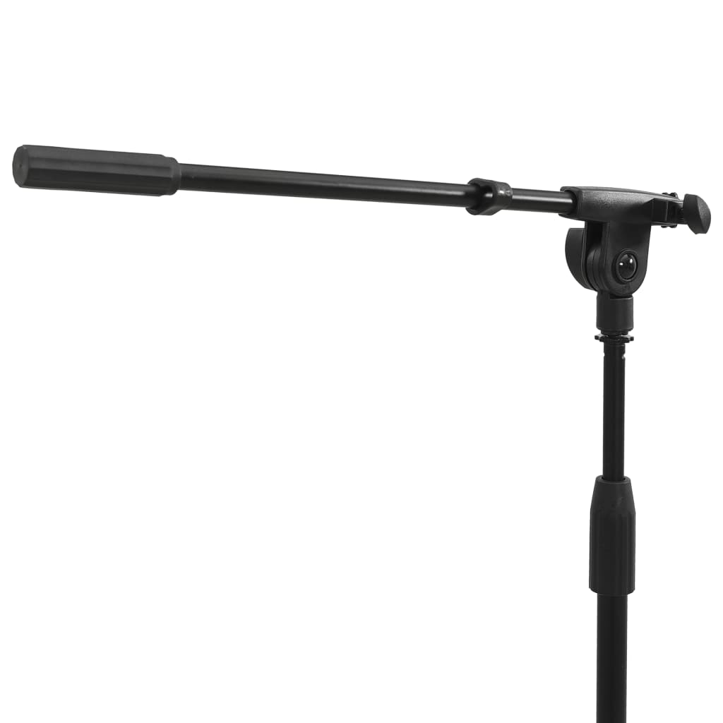 vidaXL Support de clavier avec pied de microphone et porte-livre