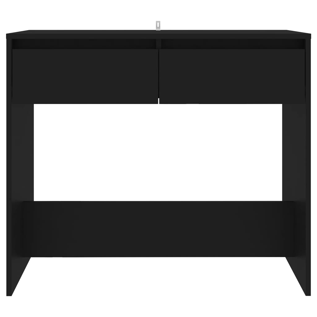 vidaXL Table console Noir 89x41x76,5 cm Acier