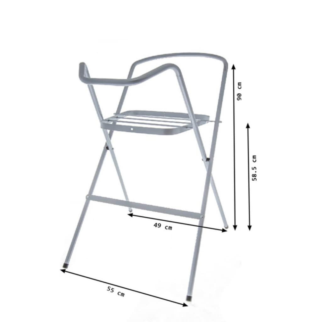 Baignoire Bebe Thermometre Gris Owls 86 Cm Pieds Tuyau Vidaxl Fr