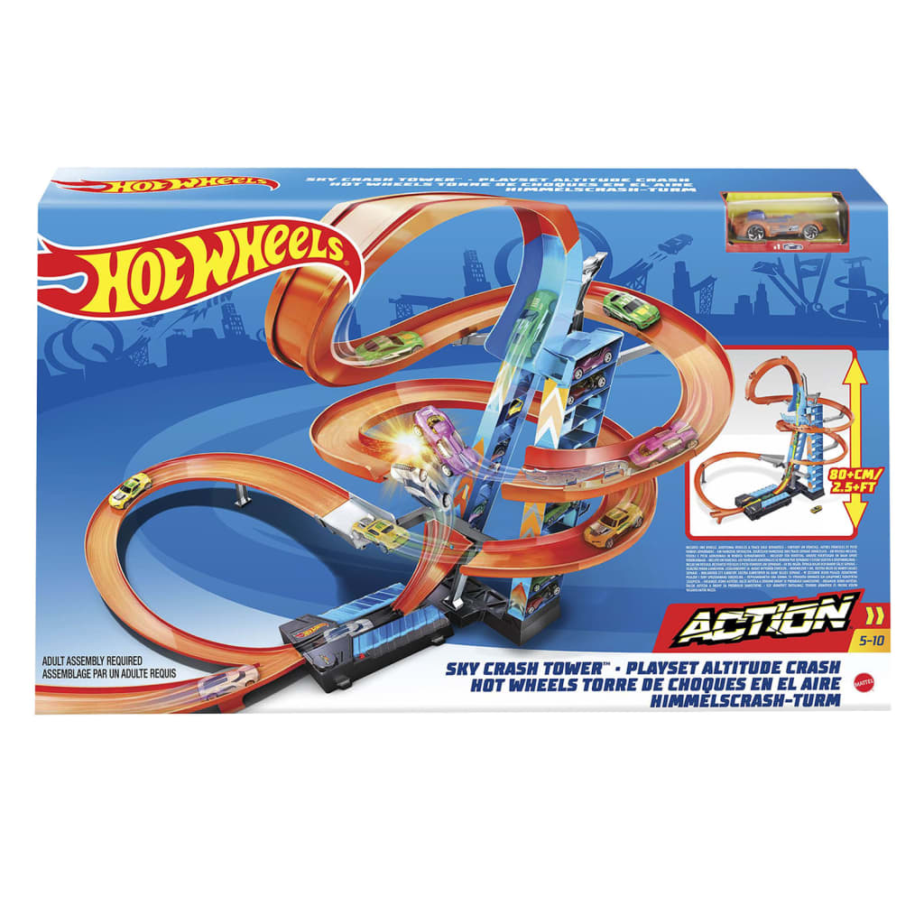 Hot Wheels Tour de circuit de piste jouet Action