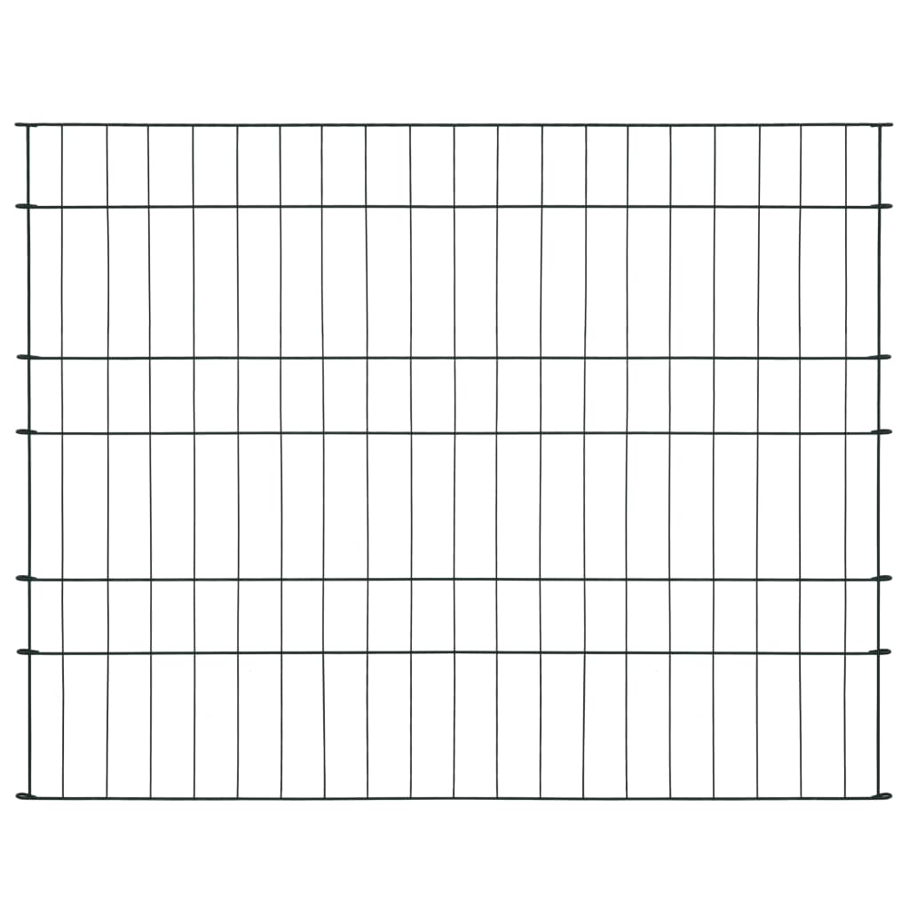 vidaXL Ensemble de clôture de jardin 99,6x79,8 cm vert