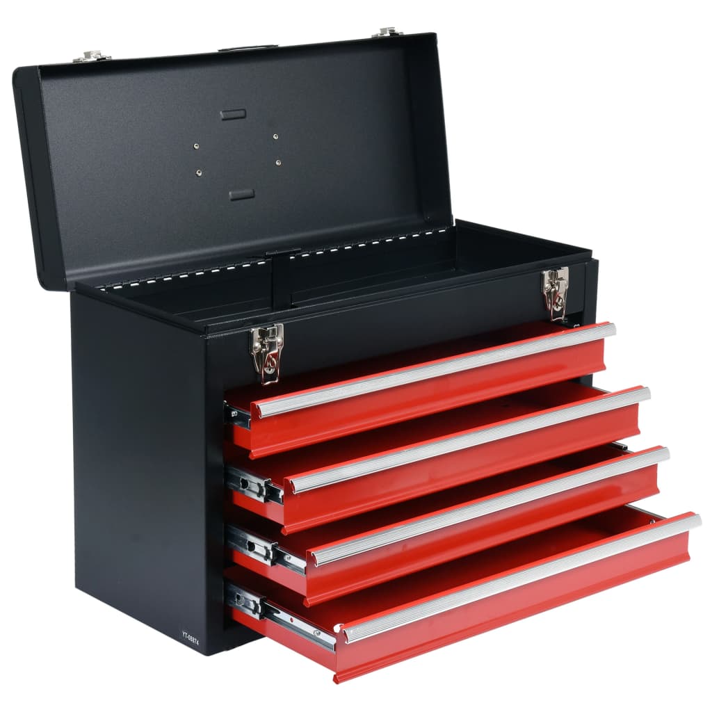 YATO Boîte à outils avec 4 tiroirs 52x21,8x36 cm
