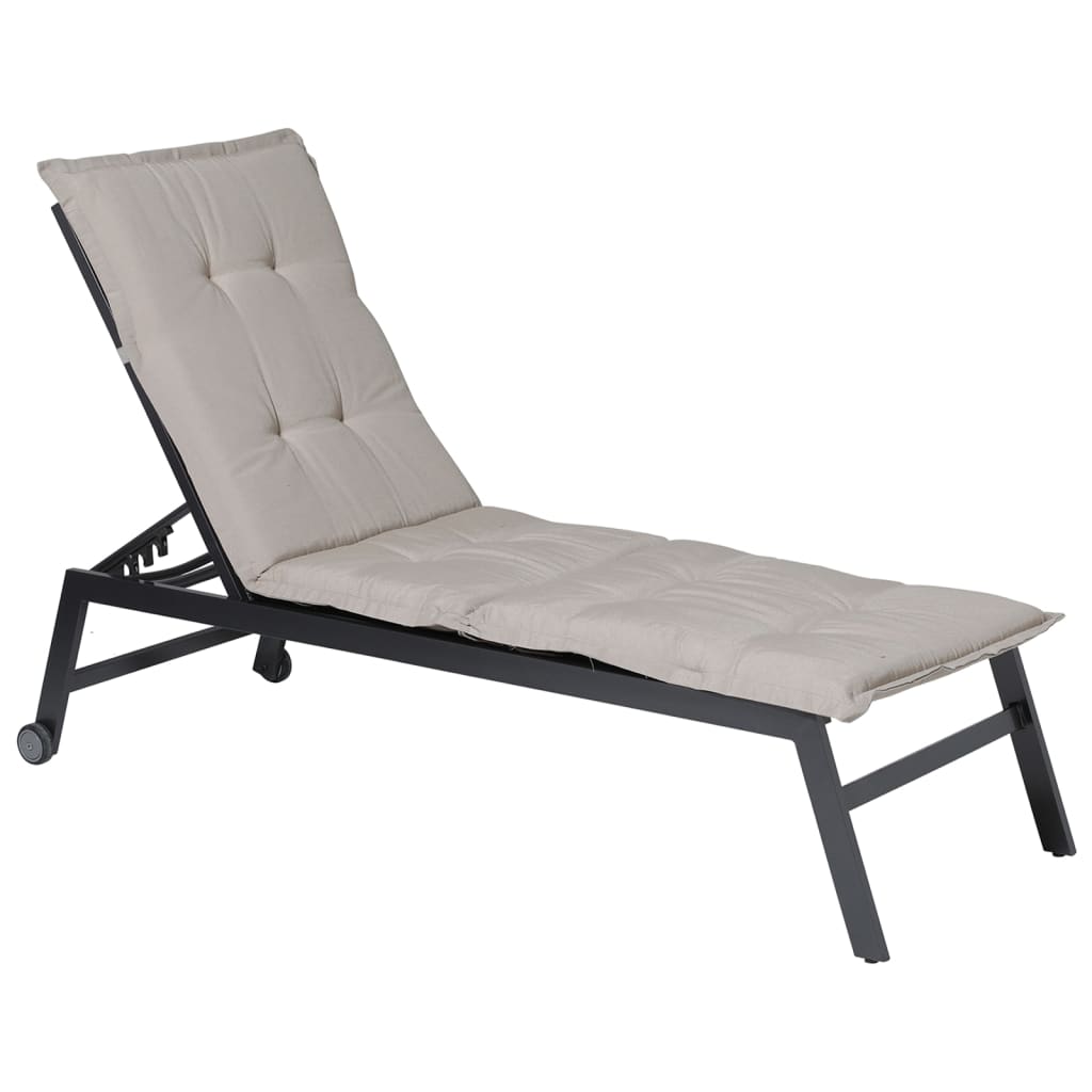 Madison Coussin de chaise longue Panama 200x60 cm Beige clair