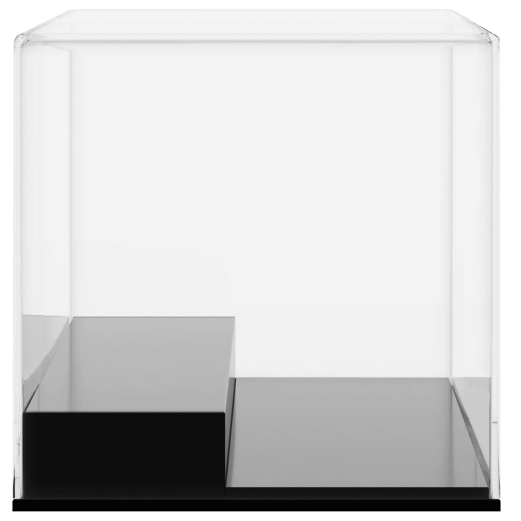 vidaXL Boîte d'affichage transparente 19,5x8,5x8,5 cm acrylique