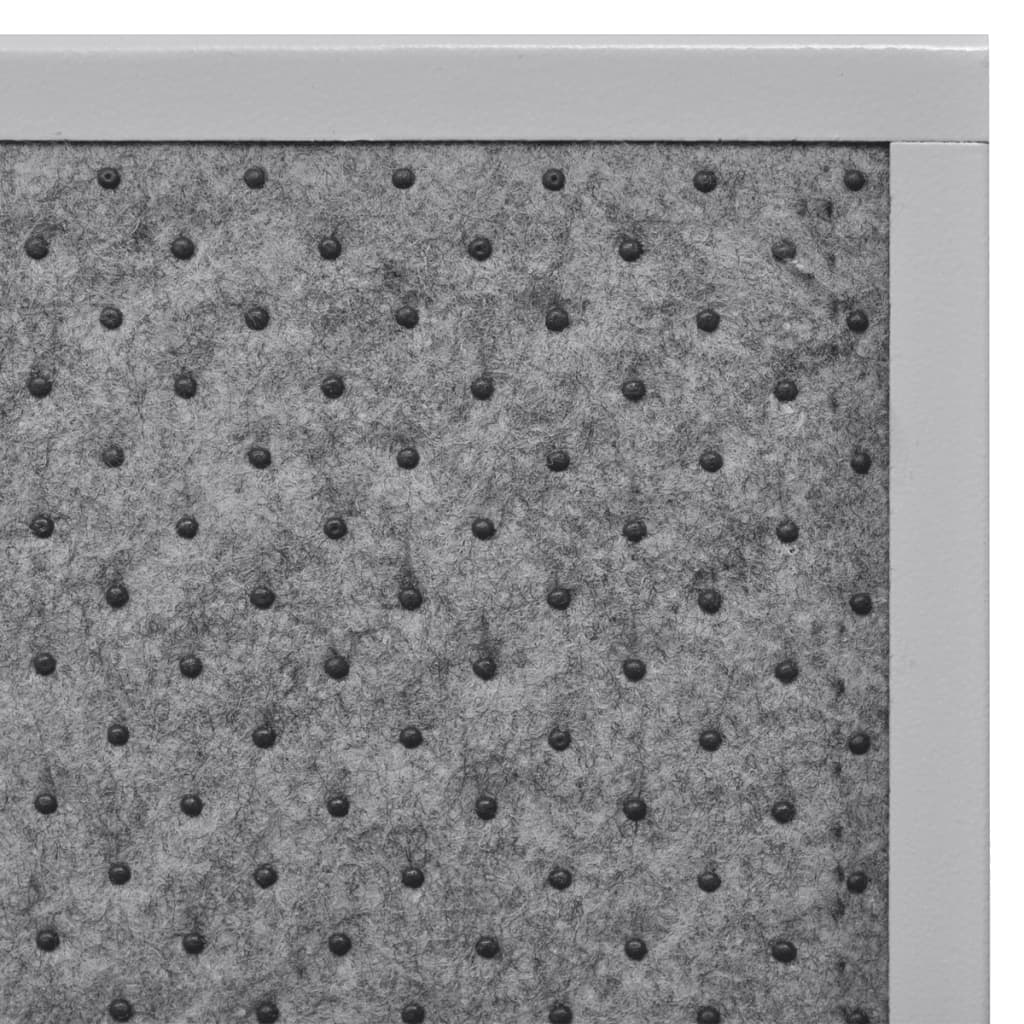 Radiateur panneau infrafouge métal Gris clair 750 W 95 x 81 x 2,5 cm