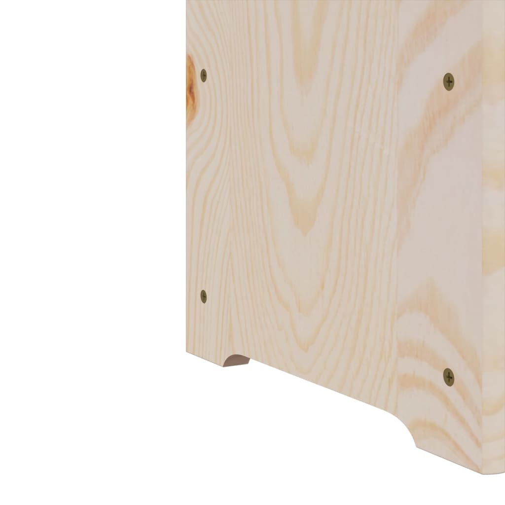 vidaXL Casier à vin 33x25x37 cm bois de pin massif