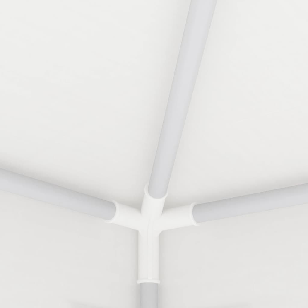 vidaXL Tente de réception avec parois latérales 4x9 m Blanc 90 g/m²