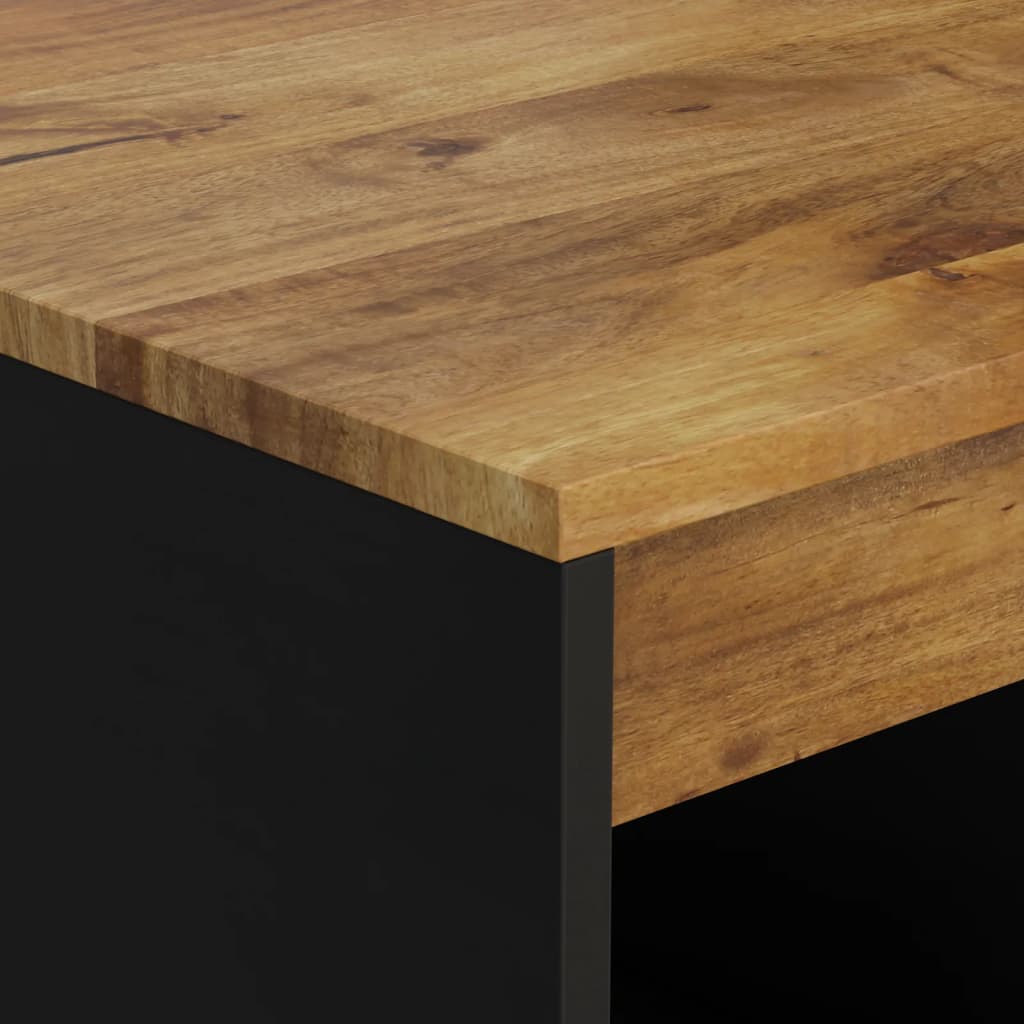 vidaXL Table basse 55x50x40 cm bois de manguier massif