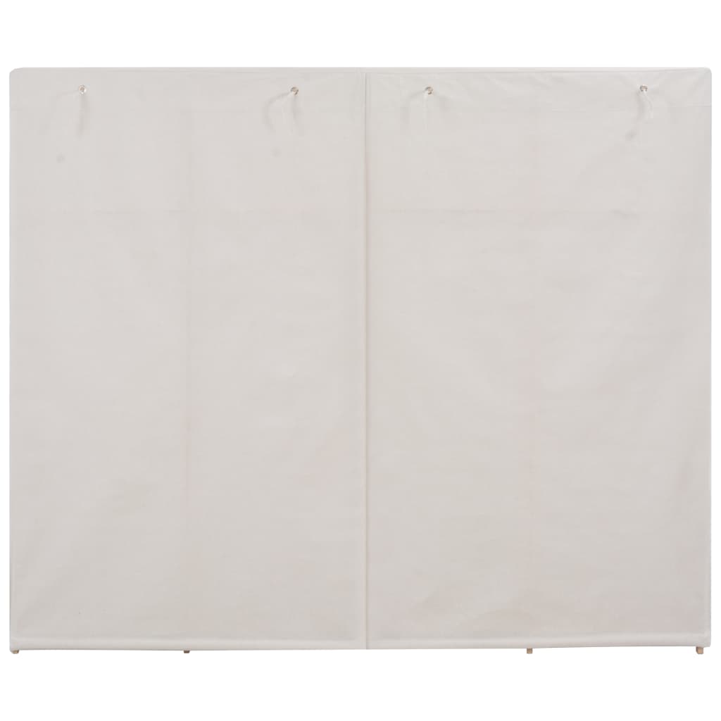 vidaXL Garde-robe Blanc 200 x 40 x 170 cm Tissu