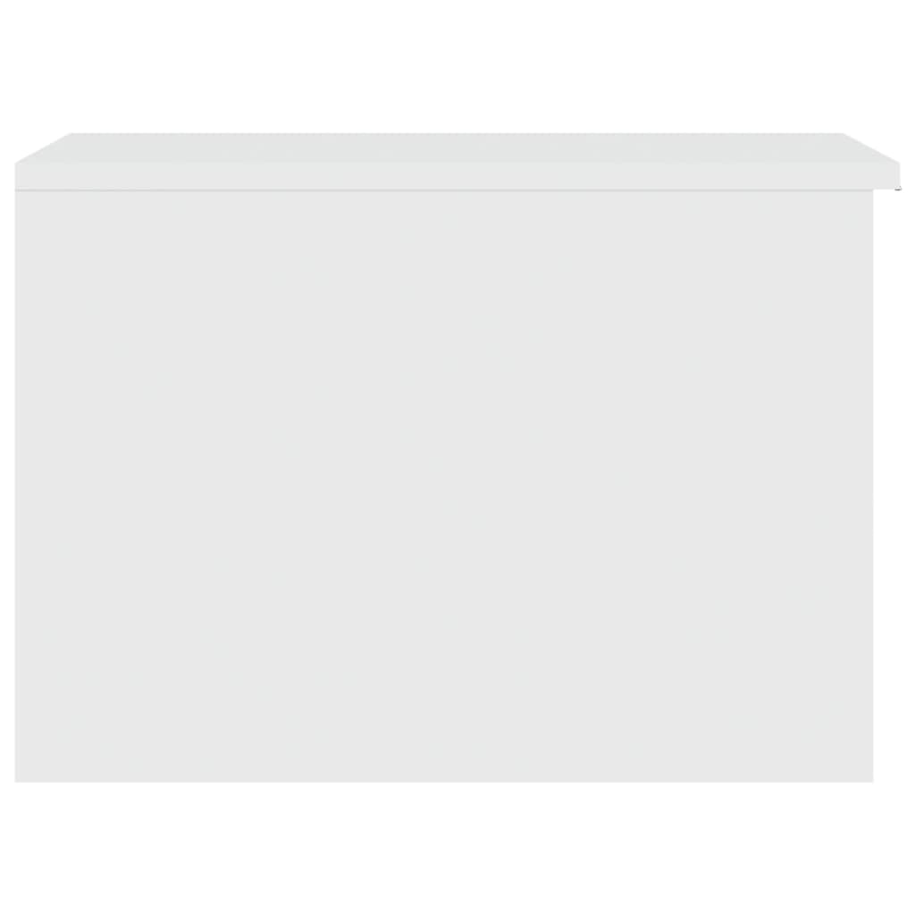 vidaXL Table basse Blanc 50x50x36 cm Bois d'ingénierie