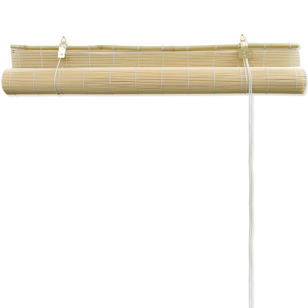vidaXL Store à rouleau bambou naturel 100x160 cm