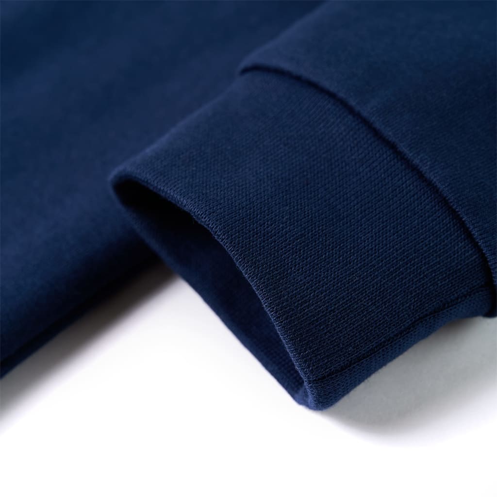 Robe sweatshirt pour enfants bleu marine 92
