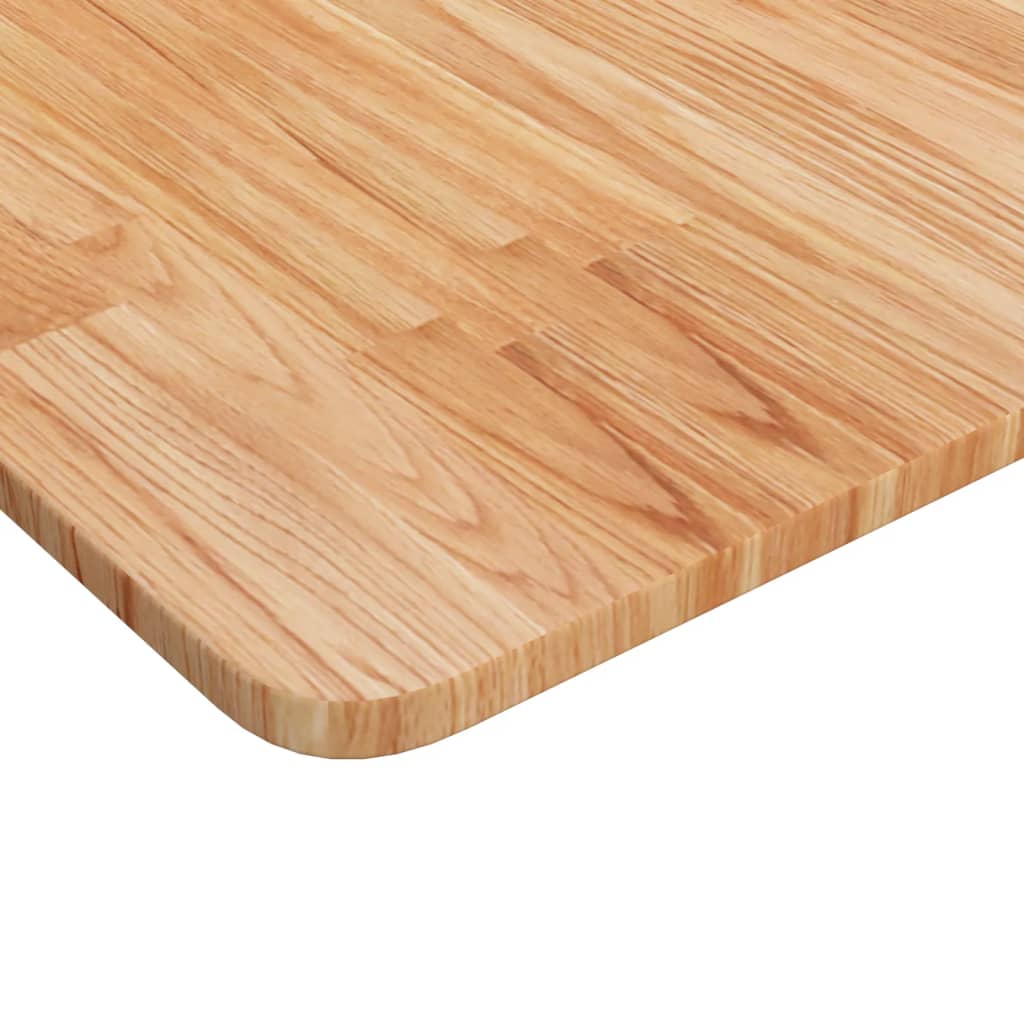 vidaXL Dessus de table carré Marron clair50x50x1,5cm Bois chêne traité