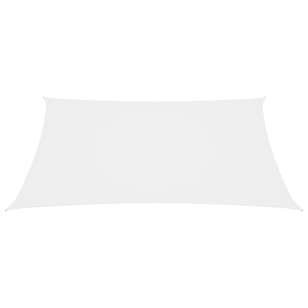 vidaXL Voile de parasol tissu oxford carré 2x2 m blanc