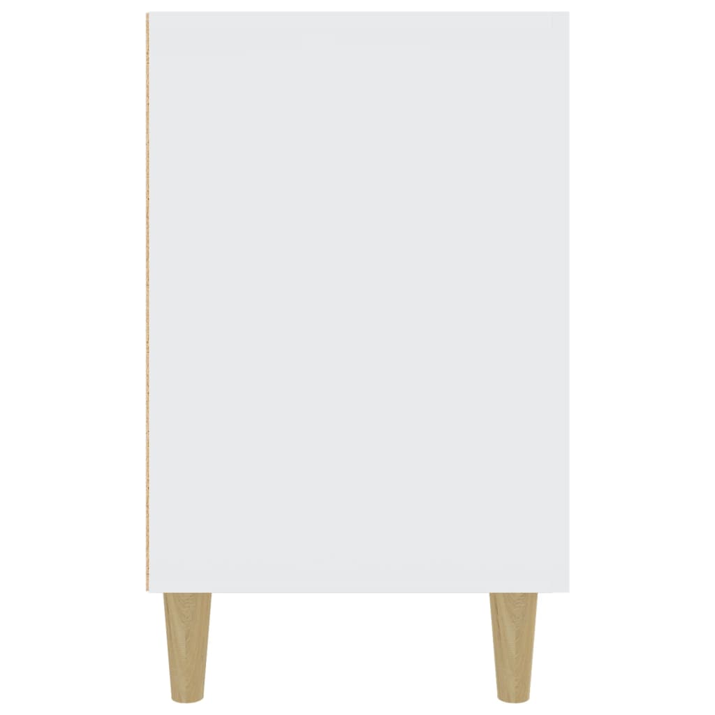 vidaXL Buffet blanc 100x36x60 cm bois d'ingénierie