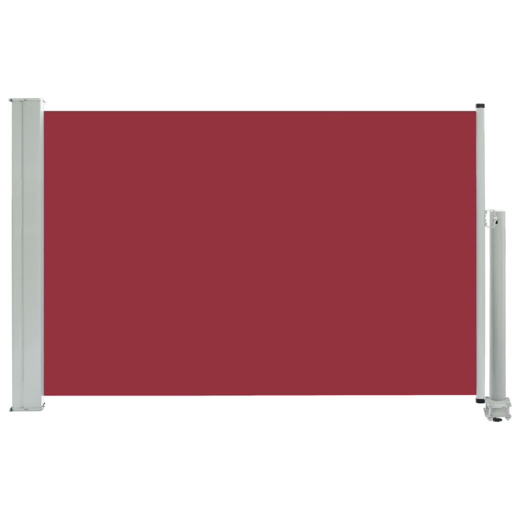 vidaXL Auvent latéral rétractable de patio 60x300 cm Rouge