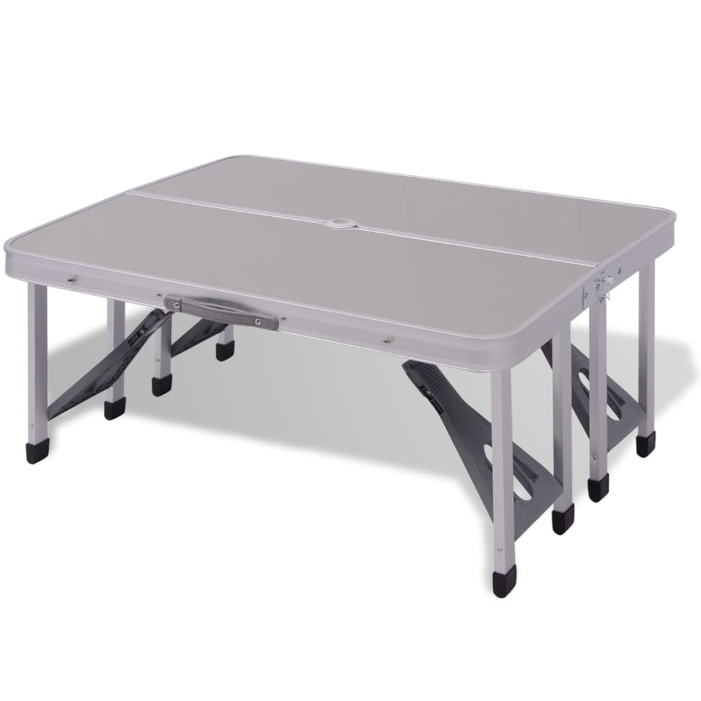 vidaXL Table de pique-nique en aluminium
