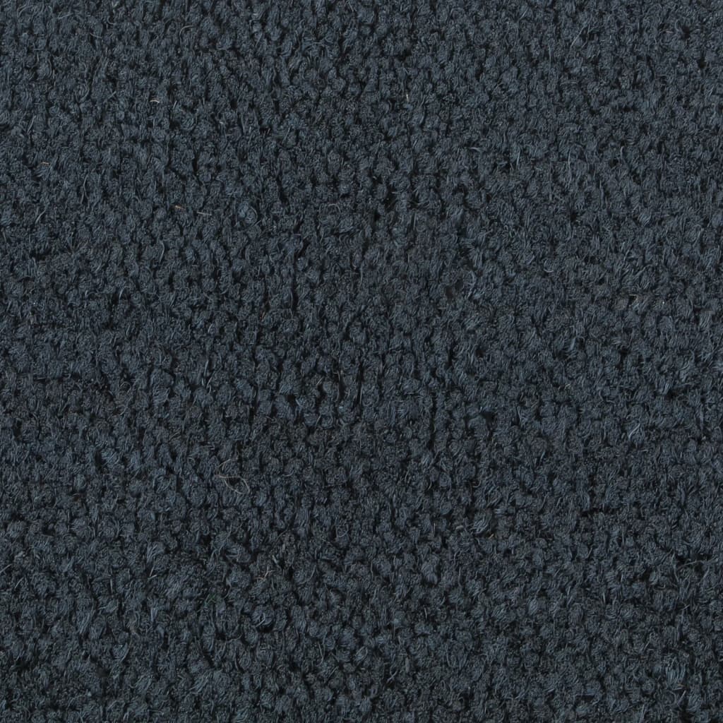 vidaXL Tapis de porte gris foncé 60x90 cm fibre de coco touffeté