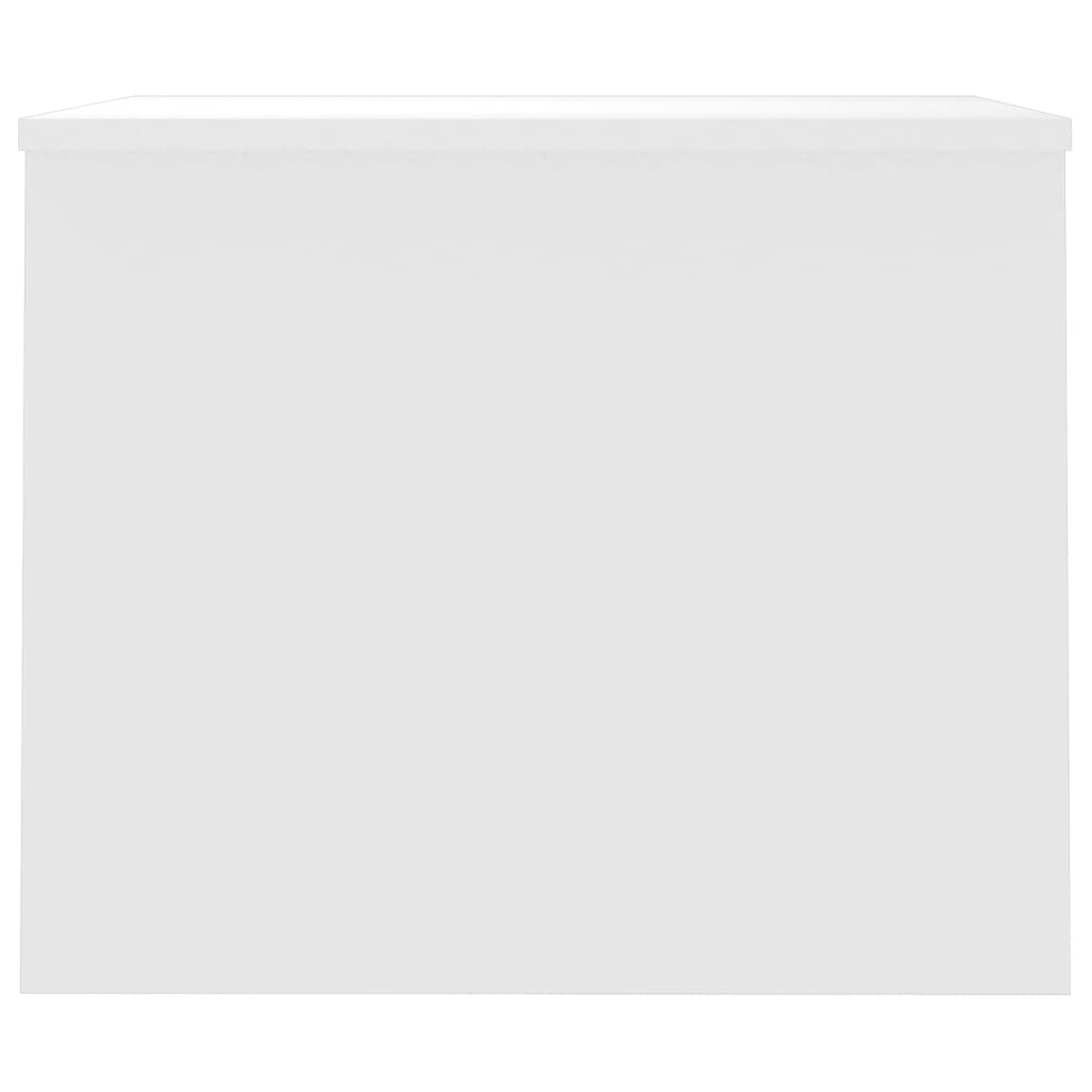 vidaXL Table basse Blanc brillant 80x50,5x41,5 cm Bois d'ingénierie