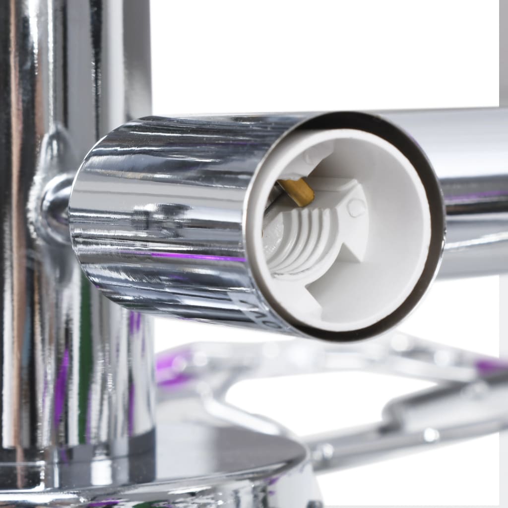 Plafonnier Et Bras En Forme De Feuille Acrylique 3 Ampoules E14 FR777404