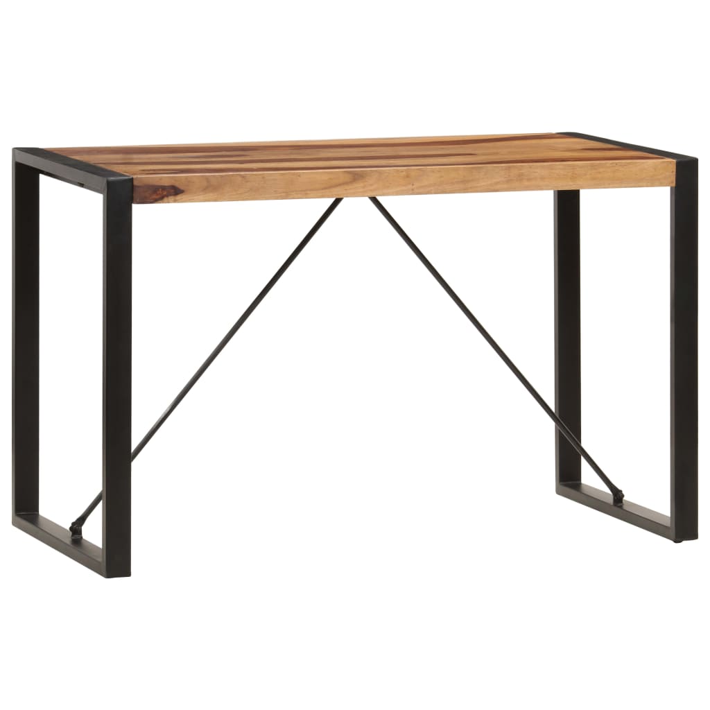 vidaXL Table de salle à manger 120x60x76 cm Bois de Sesham solide