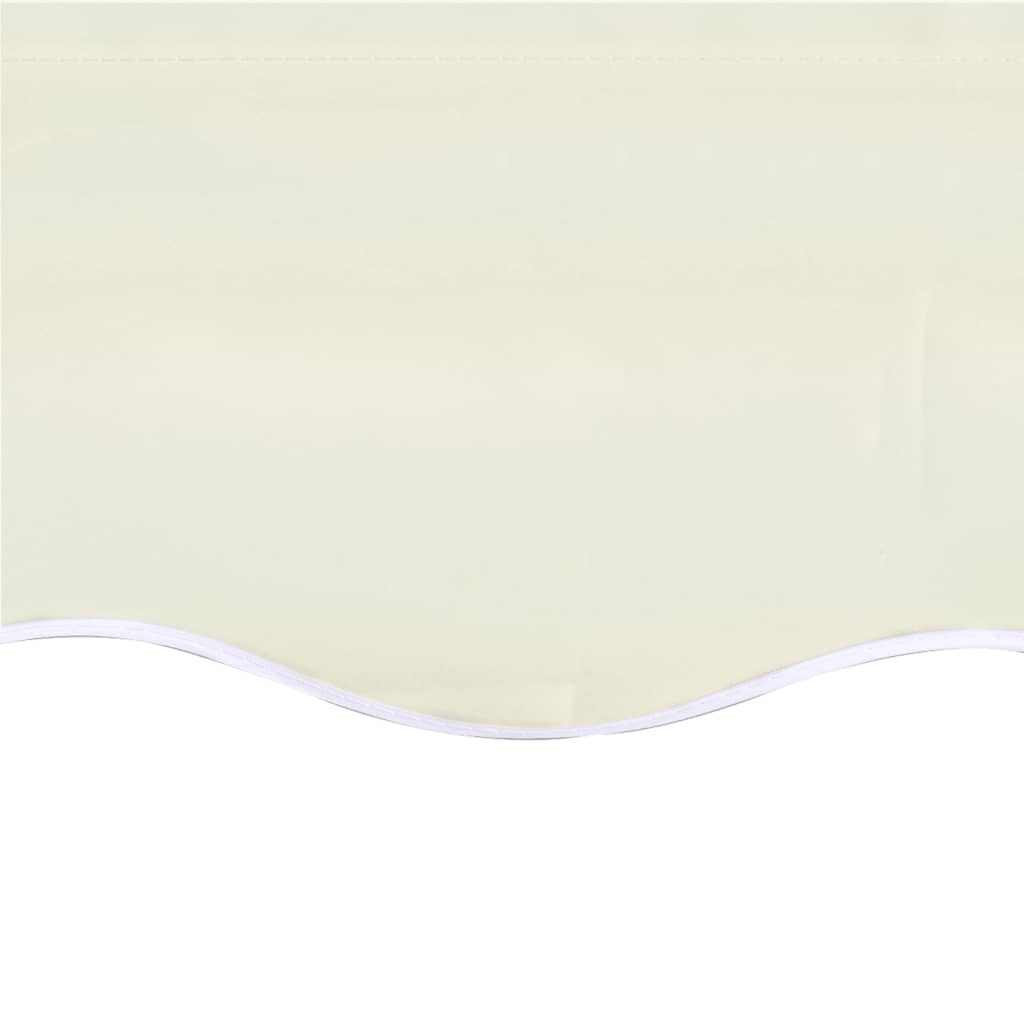 vidaXL Tissu de remplacement pour auvent Crème 4x3,5 m