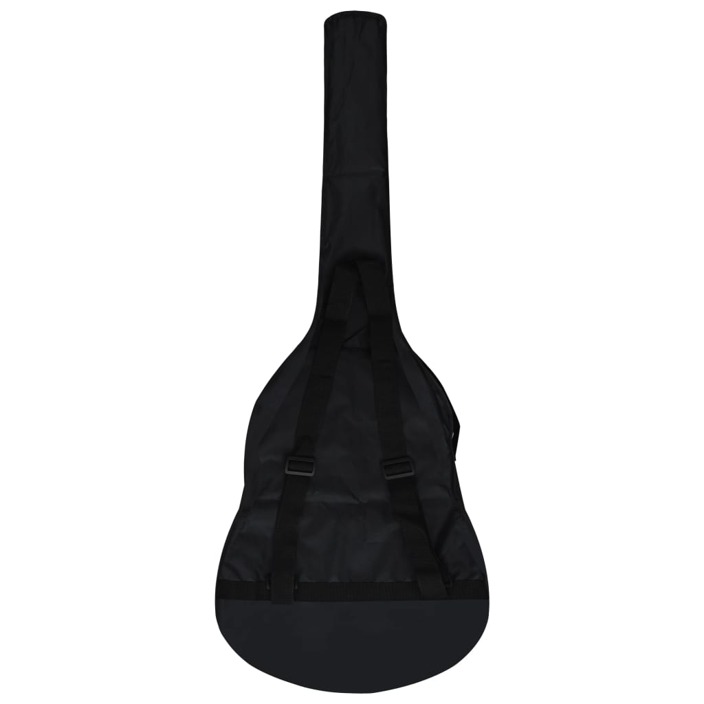 vidaXL Sac de guitare classique 4/4 Noir 100x37 cm Tissu