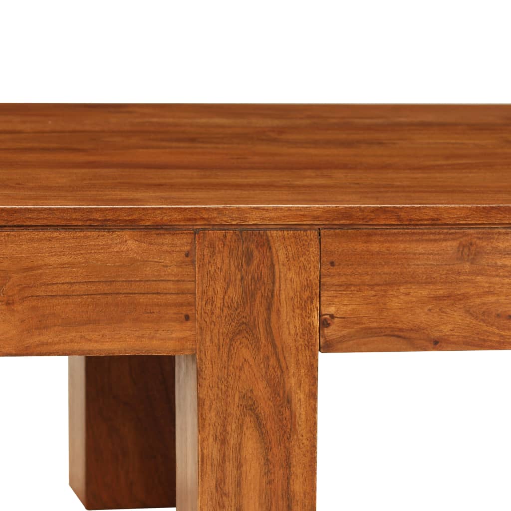 vidaXL Table basse Bois d'acacia solide avec finition miel 100x50x30cm