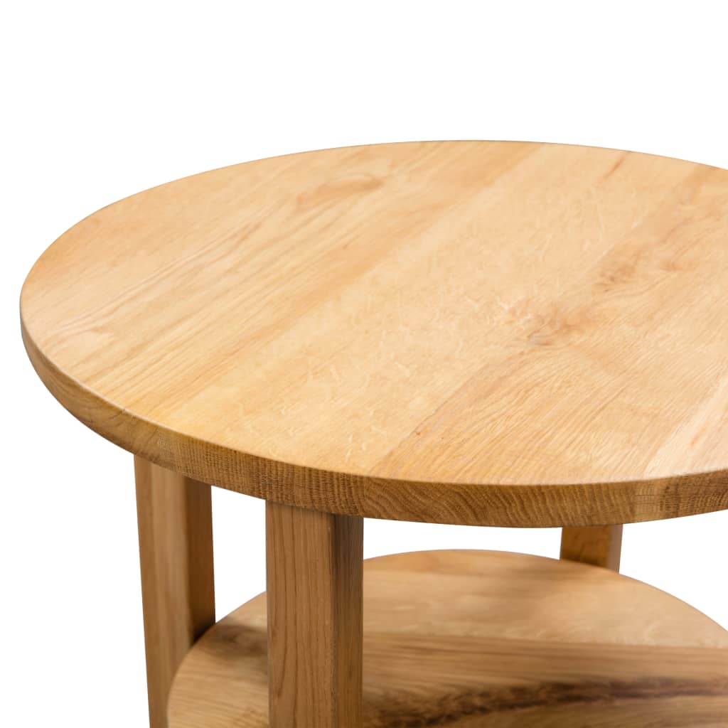 vidaXL Table d'appoint 40 x 50 cm Bois de chêne massif