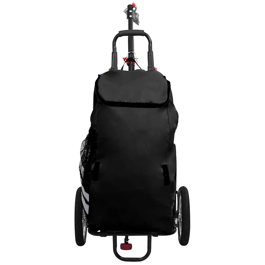 Remorque Vélo Chariot Transport VidaXL – Acier Noir Neuve