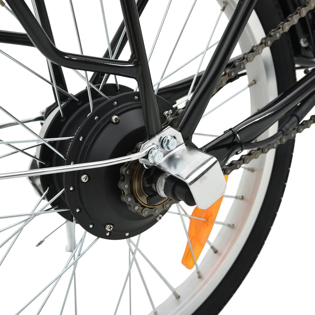 vidaXL Vélo électrique pliable et pile lithium-ion Alliage d'aluminium