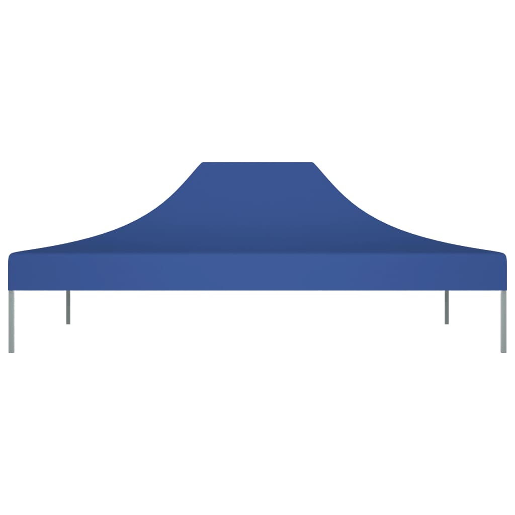 vidaXL Toit de tente de réception 4,5x3 m Bleu 270 g/m²